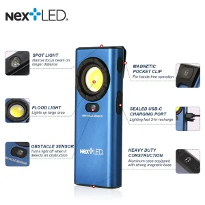 NextLED Rechargeable Magnetic Pocket Worklight – NT-6685