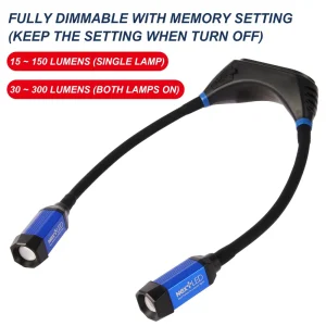 NextLED Rechargeable Dimmable Neck Light with Magnetic Base – NT-6633