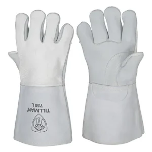 Tillman 750 Top Grain & Rough Side Out Elkskin Stick Welding Glove, MEDIUM