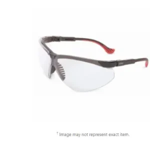 Uvex 763-S3300HS Genesis XC Eyewear, Clear Lens, HydroShield Anti-Fog, Black Frame (10 pack)