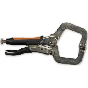 Hobart Locking C-Clamp Pliers, Rubber Grip – 11 Inch 770561