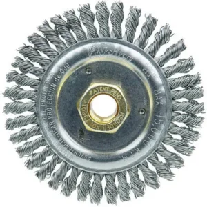 Weiler Dually Stringer Bead Wheel – 4-1/2″ Steel 79801