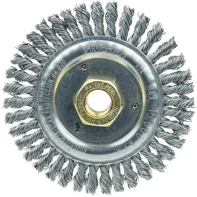 Weiler Dually Stringer Bead Wheel – 4-1/2″ Steel 79801