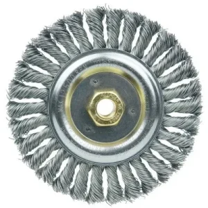 Weiler Dually Stringer Bead Wheel – 6″ Steel 79804