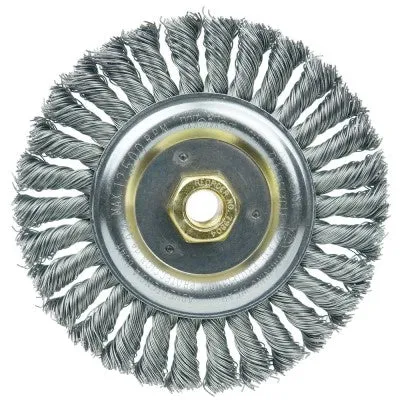 Weiler Dually Stringer Bead Wheel – 6″ Steel 79804