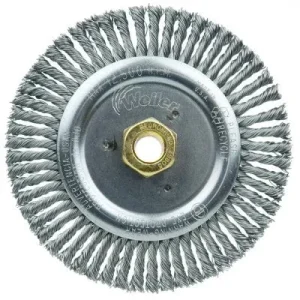 Weiler Dually Stringer Bead Wheel – 6″ Steel 79805