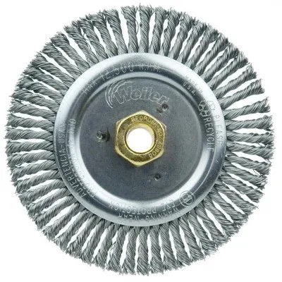 Weiler Dually Stringer Bead Wheel – 6″ Steel 79805