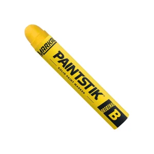 MARKAL 80221 Paintstik Original B, Standard Size: 11/16″ x 4-3/4″ (17 mm x 121 mm), Yellow, 12/BOX