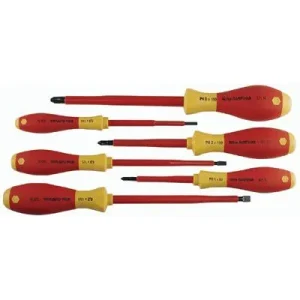 Wiha Tools 32092 6 Piece Electrician’s Insulated Screwdriver 1 SET