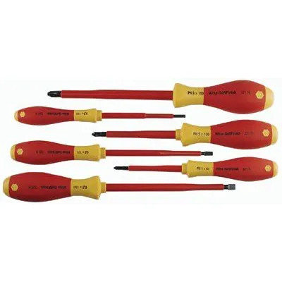 Wiha Tools 32092 6 Piece Electrician’s Insulated Screwdriver 1 SET