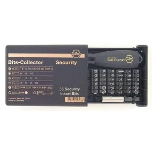 Wiha Tools 71990 39 PC. SECURITY BITS COLLECTOR SET 1 SET