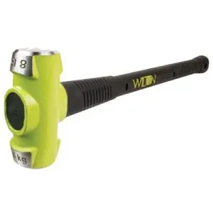 Wilton 20824 B.A.S.H Unbreakable Handle Sledge Hammer, 8 lb Head, 24 in Ergonomic Handle 1 EA
