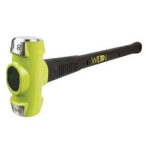 Wilton 20836 B.A.S.H Unbreakable Handle Sledge Hammer, 8 lb Head, 36 in Ergonomic Handle 1 EA