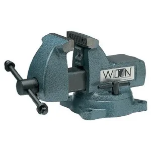 Wilton 21300 Machinists’ Vises, 4 in Jaw, 3 7/16 in Throat, Swivel Base 1 EA