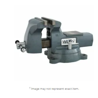 Wilton 21800 Machinists’ Vises, 8 in Jaw, 4 3/4 in Throat, Swivel Base 1 EA