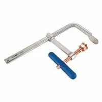 Wilton 86320 Light Duty Copper F-Clamps, 18 in, 4 3/4 in Throat, 2,000 lb Load Cap 1 EA