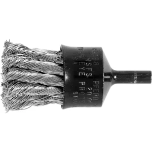 PFERD 83098 Knot Wire End Brush 1″ Dia. Flared Cup .014 Stainless Steel 1/4″ Shank, 10/BOX