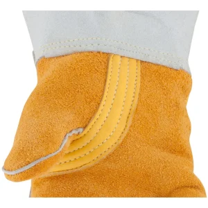 Black Stallion Stick Welding Gloves – Premium Gold Elkskin 850