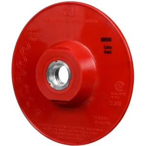 3M Disc Back-Up Pad – 4 1/2″ Ribbed, Extra Hard 88655
