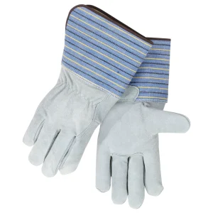 Black Stallion 8FB Premium Shoulder Split Cowhide Work Glove with Full Leather Back, Long Cuff, 12/PACK