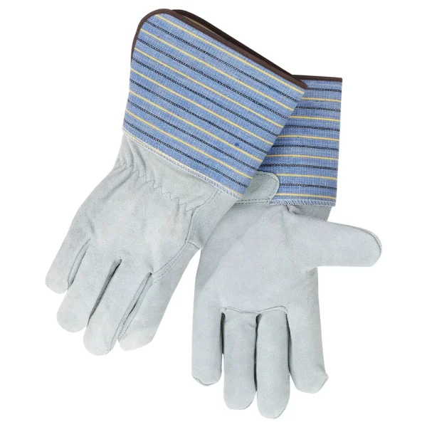Black Stallion 8FB Premium Shoulder Split Cowhide Work Glove with Full Leather Back, Long Cuff, 12/PACK