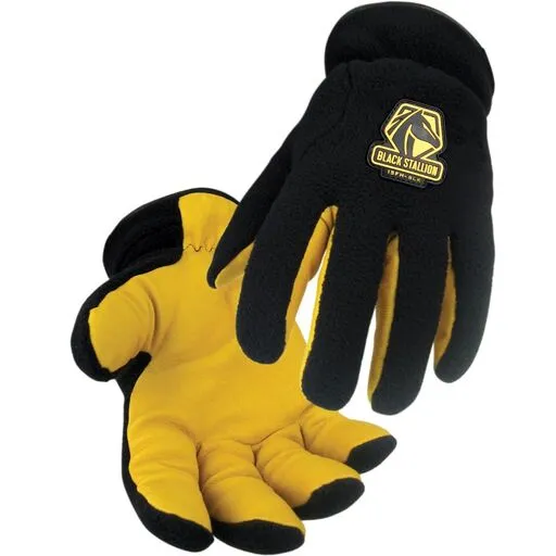 Revco Gloves Winter Fuzzy Hand Lrg Blk |15FHL-BLK