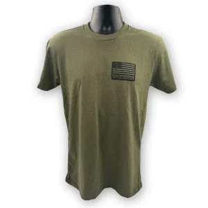 CALIFORNIA TOOL & WELDING SUPPLY T-SHIRT, FLAG, GREEN MEDIUM