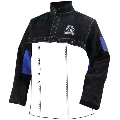 Revco Sleeve Cape Black/Blue Leather 2XL |JL1021-BB-2XL