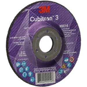 3M Cubitron 3 Cut & Grind Wheel – 4 1/2″ X 5/32″ X 7/8″ Type 27 90014