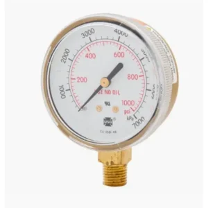HARRIS® 9007251 Regulator Pressure Gauge 63mm 1000 PSI / 7000kPa