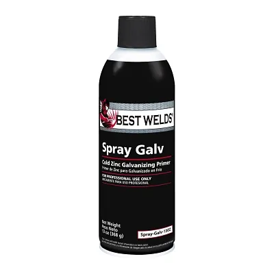 Best Welds 368-309-16 Cold Zinc Galvanizing Primer, 13 oz Aerosol Can, Grey, 12 Cans per Case