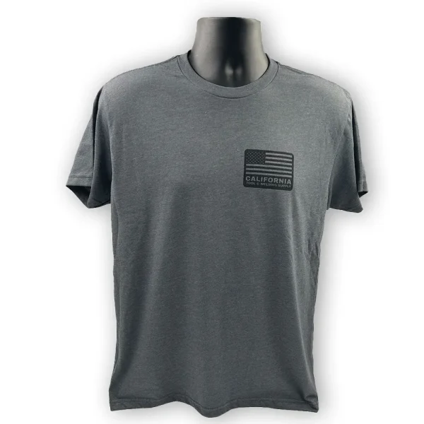 CALIFORNIA TOOL & WELDING SUPPLY T-SHIRT, STINGER, GREY MEDIUM