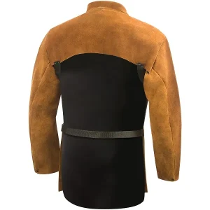 Steiner Premium Side Split Cowhide Welding Cape Sleeves w/ 19″ Bib #9213