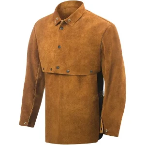 Steiner Premium Side Split Cowhide Welding Cape Sleeves w/ 19″ Bib #9213