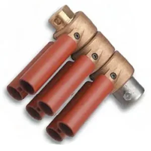 Tweco RG-640 (9250-1164) 2000A Roto-Ground Rotary (6 – 4/0, 3 Heads) Ground Clamp (1 Clamp)