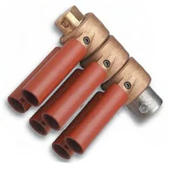 Tweco RG-640 (9250-1164) 2000A Roto-Ground Rotary (6 – 4/0, 3 Heads) Ground Clamp (1 Clamp)