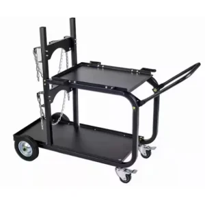 WELDMARK 930-CC Cylinder Cart, Single Handle, Matte Black