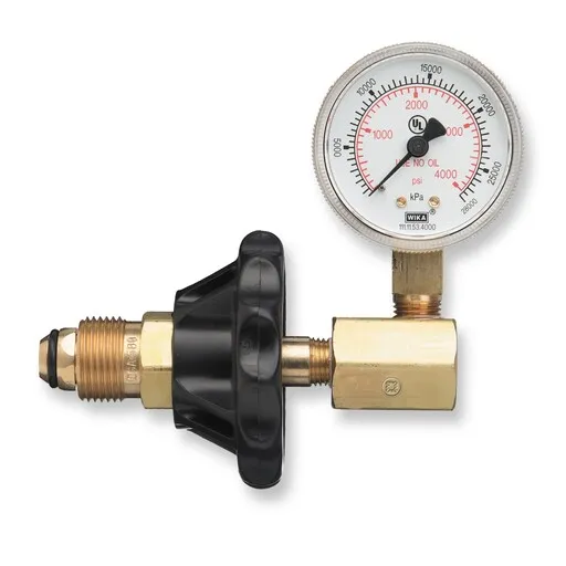 Western Enterprises POL Acetylene Cyling Pressure Testing Gauge | G-514H