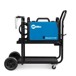 Miller Millermatic® 211 PRO MIG Welder with Running Gear & Cylinder Rack – 951000073