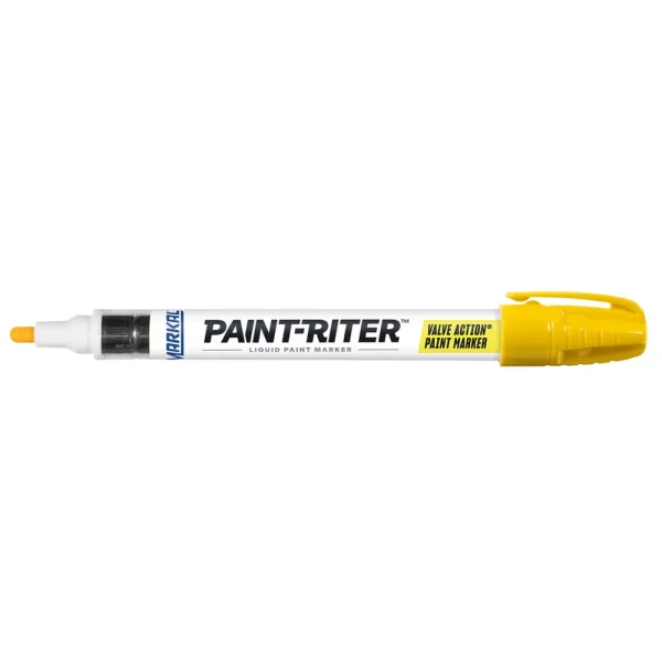 MARKAL 96821 VALVE ACTION PAINT MRKR YELLOW, 1/8″ TIP, MEDIUM, 12/BOX