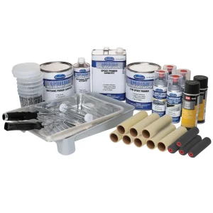 Basic OptiFlow Epoxy and Urethane Primer Kit – Automotive Roll-On Paint – Gray