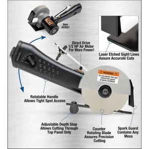 Eastwood Elite Panel Metal Cutting Saw with Diamond Blade