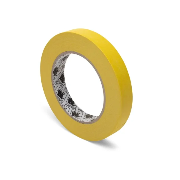 Indasa Yellow MTY Masking Tape 3/4 Inch x 50m 12 Pack