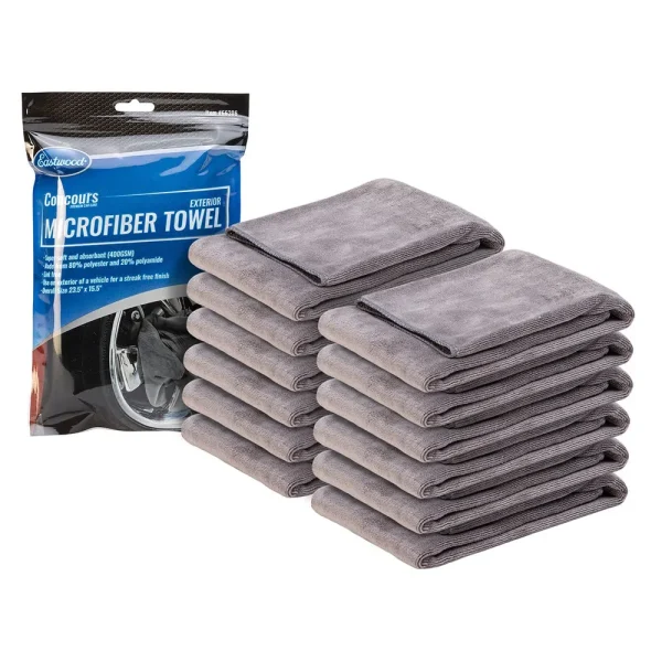 Eastwood Concours Exterior Microfiber Towel – 12 Pack