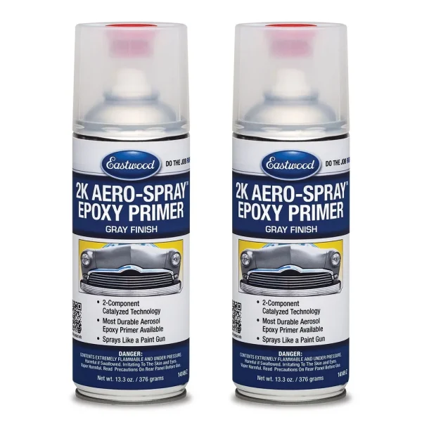 Eastwood 2k AeroSpray Epoxy Primer Gray 2pc