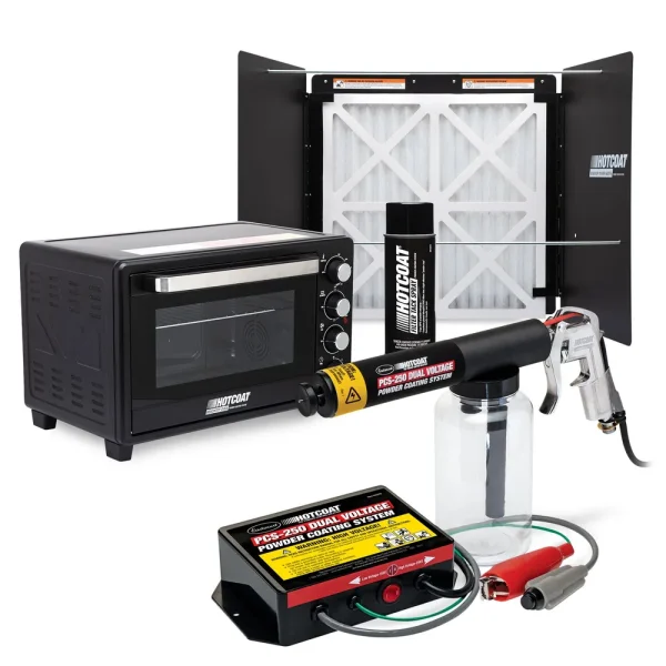 HotCoat PCS-250® BenchTop Booth And Oven Powdercoating Kit
