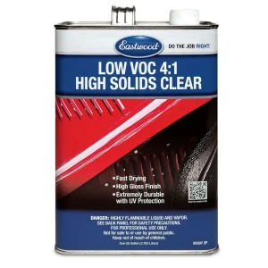 Eastwood 4:1 Low VOC High Solids Clear Kit with Fast Activator