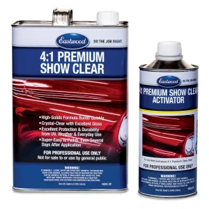 Eastwood 4:1 High Solids Urethane Premium Show Clear with Slow Activator