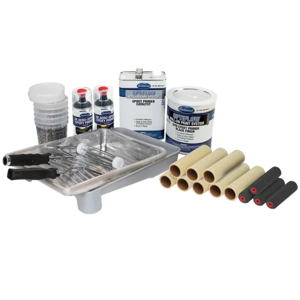 Basic OptiFlow Epoxy Primer Kit – Automotive Roll-On Paint – Black