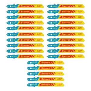 Eastwood 25 PC Value Pack Starrett Metal Cutting Jigsaw Blades 24TPI